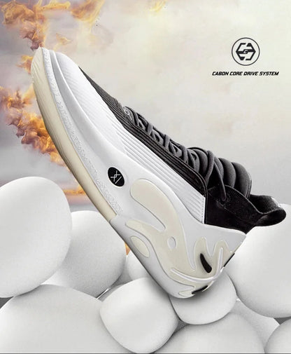 Li-Ning Men's WAY OF WADE 11 WHITE HOT Professional Basketball Shoes Carbon Plate Cushion Support Indoor Sneakers ABAU049