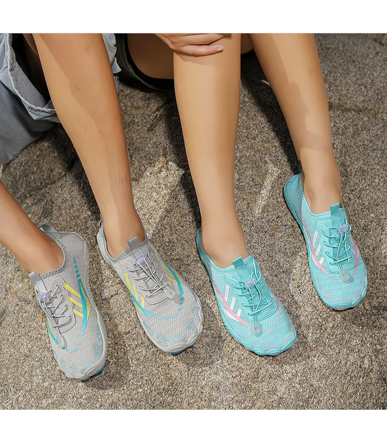 Quick Dry Water Shoes For Men Women Barefoot Shoes Beach Aqua Shoes Lightweight Sports Sneakers Hiking Surfing Boating Fishing