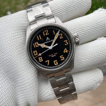 STEELFLIER Official SF740V New Quartz Wristwatch Super C3 Luminous 200M Waterproof VH31 Mute Movement Man Fashion Business Watch