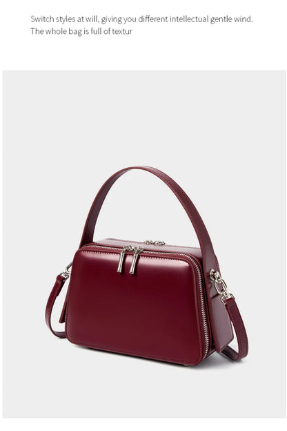 YANATARI underarm cowhide Genuine leather handbags women vintage shoulder bag female crossbody bags luxury high quality 2025