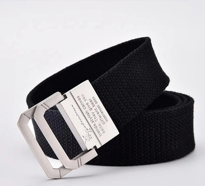 JIFANPAUL Brand New Canvas Belt Outdoor Tactical Belt Unisex High Quality Canvas Belts for Jeans Male Luxury Casual Straps
