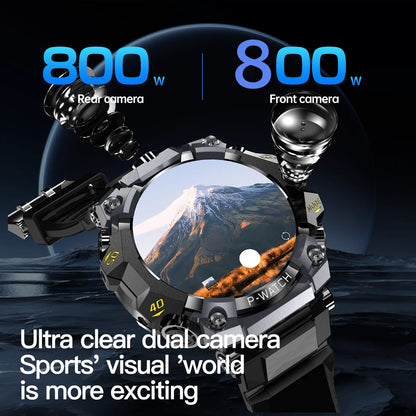 Q668 Smartwatch Android 10.0 Smart Watch With 1.95 inch Amoled HD Screen inset 4g/5g Sim Card GPS WIFI IP68 Waterproof 512GB