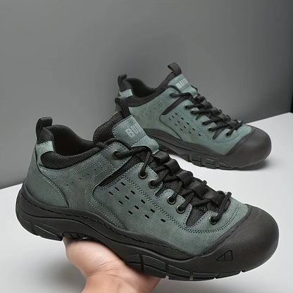 Men's Casual Large-Size Sneakers, Comfortable for All Seasons, Lace-Up Men's Shoes, Non-Slip and Wear-Resistant Hiking Shoes, Walking Shoes, Breathable Uppers, Suitable for Daily Wear, Outdoor Travel, Hiking, Trekking, Busine