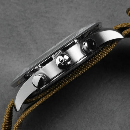 CADISEN New Mens Watches Luxury Quartz Watch For Man Chronograph Japan MIYOTA 0S11 Men Gift Luminous Waterproof Canvas Wristwatc