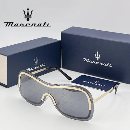 MASERATI UV400 Polarized Sunglasses Lightweight Frameless for Cycling Driving Outdoor Unisex Men Women Daily Sunglasses 20345