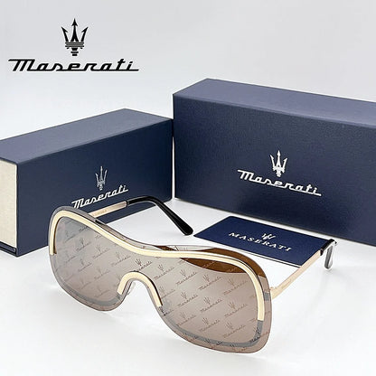 MASERATI UV400 Polarized Sunglasses Lightweight Frameless for Cycling Driving Outdoor Unisex Men Women Daily Sunglasses 20345