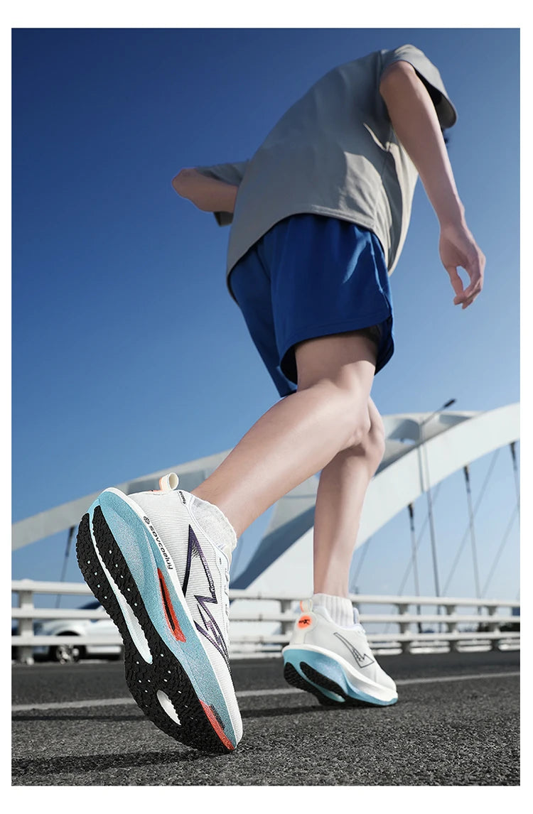 Running Shoes Carbon Board Speciality Marathon Men Sports Breathable Lightweight Women's Comfortable Athletic Nonskid Sneakers
