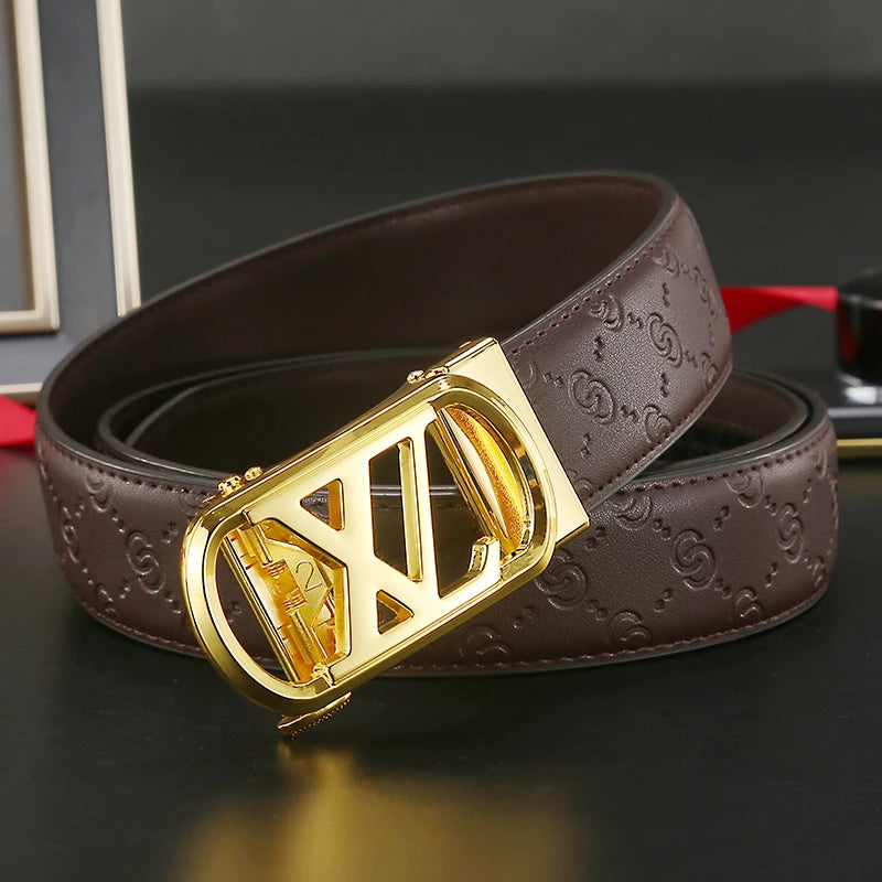 High Quality Luxury Brand Designer Suit pants Belts Male Automatic Buckle Men belts Leather Belt for men Strap for Jeans