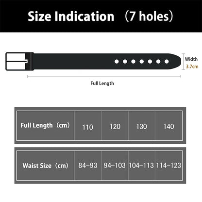 Maikun Genuine Leather Men's Belt Large Size Casual Belt   Alloy Pin Buckle Business Suit Belt Father's Day Present Gift