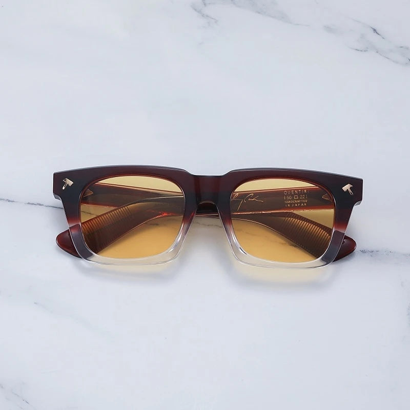 JMM QUENTIN Man Sunglasses Japan Thick Acetate Outdoor Square Sun Glasses Woman Fishing Driving Gafas Lentes De Sol Hombre