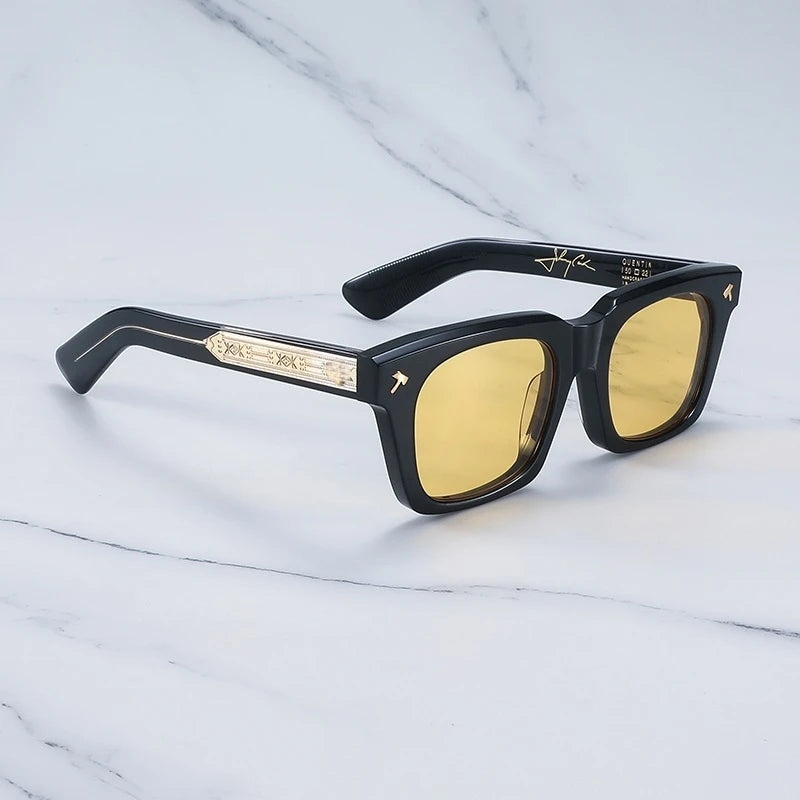 JMM QUENTIN Man Sunglasses Japan Thick Acetate Outdoor Square Sun Glasses Woman Fishing Driving Gafas Lentes De Sol Hombre