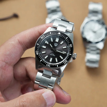 Watchdives WD1965 Luxury Men's Watch VH31 Sweep Second Quartz Movement 38mm Watch Night Light 20Bar Waterproof Watches
