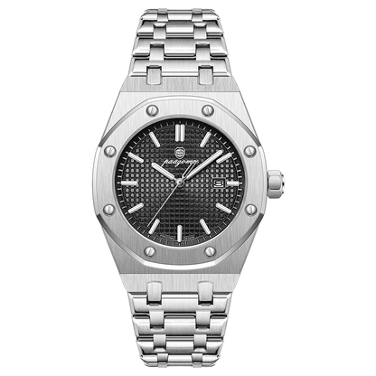 PAAZOMU Original Luxury Men's Watches Date Chronograph Stainless Steel Quartz Watch Waterproof Luminous Fashion Man Wristwatch
