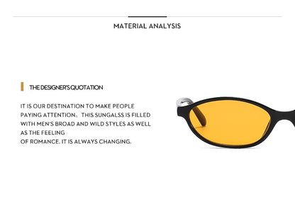 Cute Oval Small Frame Sunglasses Women New Retro Style Sexy brown Sun Glasses Ladies trendy Fashion Decorative Shades Eyeglass