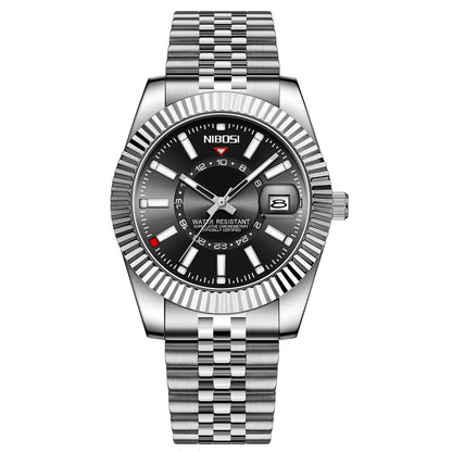 NIBOSI Top Brand Luxury Fashion Dive Watch Men 30ATM Waterproof Date Clock Sport Watches Man Quartz Wristwatch Relogio Masculino