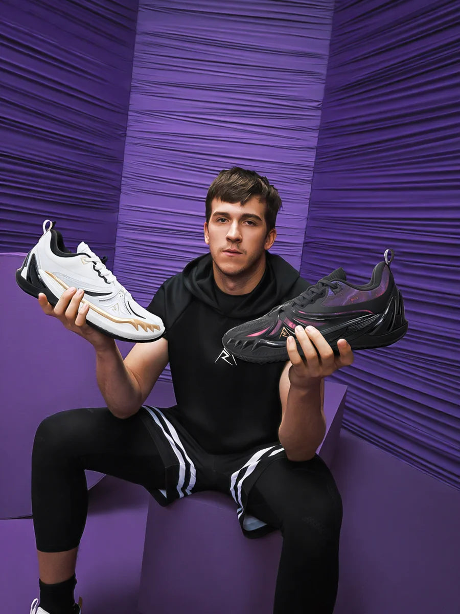 RIGORER Men's AR3 Apollo & Hitman Pro Basketball Shoes - Austin Reaves Signature Non-Slip Wear-Resistant Sneakers