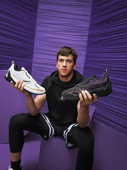 RIGORER Men's AR3 Apollo & Hitman Pro Basketball Shoes - Austin Reaves Signature Non-Slip Wear-Resistant Sneakers