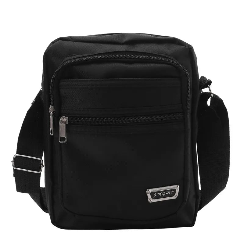 2025 Men Nylon Shoulder Bag Messenger Bag Casual Nylon Zipper Pocket Handbag Fashion Tote Travel Male Crossbody Bags New