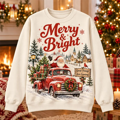 Christmas Crewneck Sweatshirt Santa Snowman Penguin Cat Dog Moose Holiday Graphic Pullover Winter Casual Party Streetwear Top