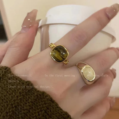 Fashion Trend Pink Crystal Bowknot Heart Rings Zircon Ring Y2K Shiny Zircon Rings for Women Girls Party Aesthetic Jewelry 2024 N