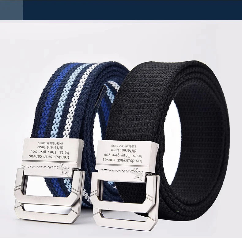 JIFANPAUL Brand New Canvas Belt Outdoor Tactical Belt Unisex High Quality Canvas Belts for Jeans Male Luxury Casual Straps