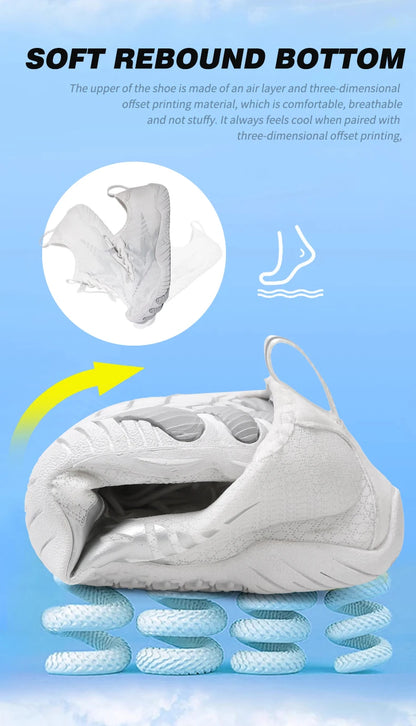 Quick Dry Water Shoes For Men Women Barefoot Shoes Beach Aqua Shoes Lightweight Sports Sneakers Hiking Surfing Boating Fishing