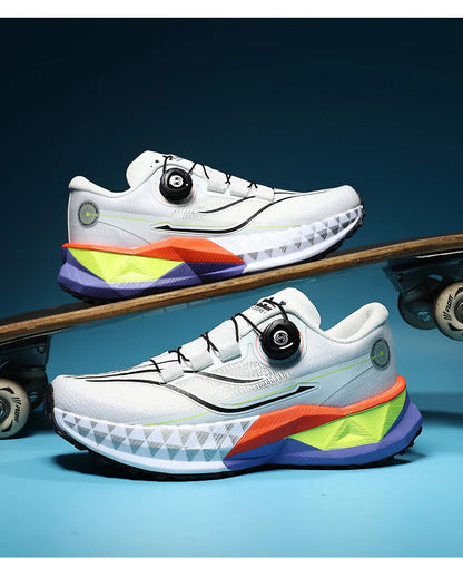 2025 New Soft Soled Outdoor Casual Sports Shoes With Rotating Buckle Carbon Plate And Popcorn Outsole, Men'S Running Shoes 35-44