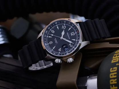 Milifortic Watch Climb S089 NH35 Automatic Mechanical Movement Calendar Compass Bezel C3 Luminous 39.5mm Sport Watch Men 10Bar