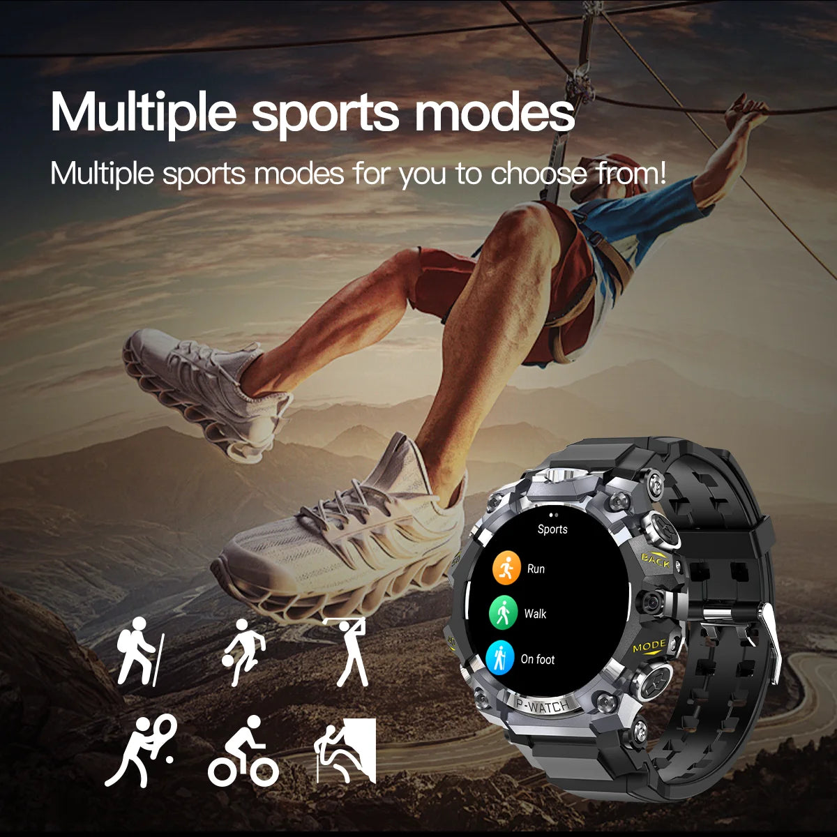 Q668 Smartwatch Android 10.0 Smart Watch With 1.95 inch Amoled HD Screen inset 4g/5g Sim Card GPS WIFI IP68 Waterproof 512GB