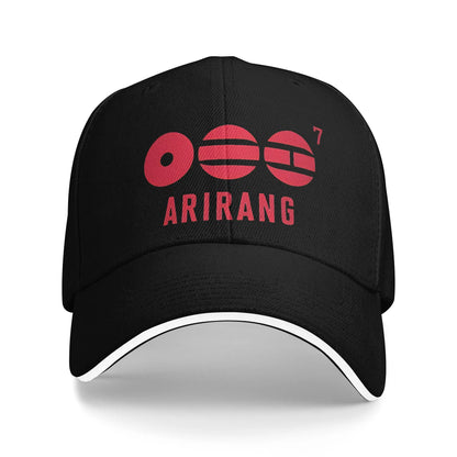 Arirang Album Tour Baseball Cap Retro BT is Back Sandwich Hats Men Women Breathable Sun Hat Running Golf