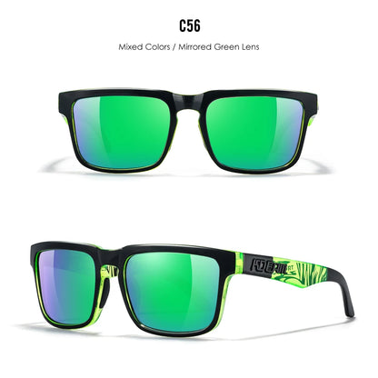 KDEAM Unisex Square Sunglasses Polarized Coated Lens Suitable For Driving Fishing Sunglasses Anti-Blue Light Computer Eyeglasses