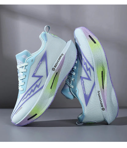 Running Shoes Carbon Board Speciality Marathon Men Sports Breathable Lightweight Women's Comfortable Athletic Nonskid Sneakers