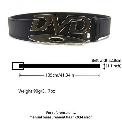 2026 Y2K DVD Belt for Women - Retro Disc Buckle, Luxury Style, Fashionable & Trendy Waist Belt, Hot Selling Decorative Belt