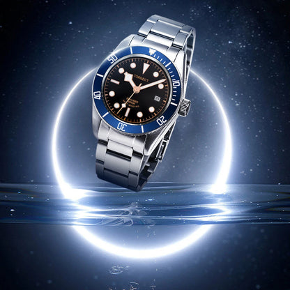 CORGEUT Japan Movement Biwan Snowflake Business Luxury Men Watches Sapphire Glass Automatic Mechanical Diving Date Watch for Man