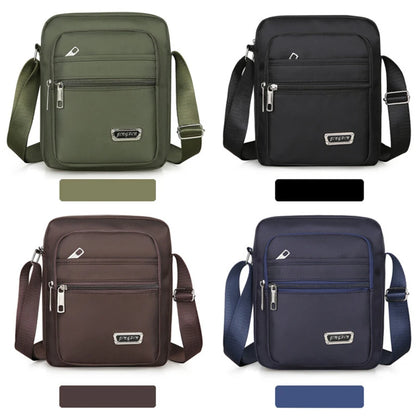 2025 Men Nylon Shoulder Bag Messenger Bag Casual Nylon Zipper Pocket Handbag Fashion Tote Travel Male Crossbody Bags New
