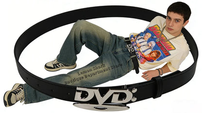 2026 Y2K DVD Belt for Women - Retro Disc Buckle, Luxury Style, Fashionable & Trendy Waist Belt, Hot Selling Decorative Belt