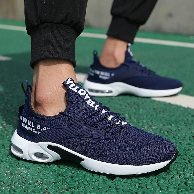 Summer Men's Shoes Mesh Casual Sports Shoes Spring Summer Shoes Tennis Lightweight Walking Black Sneakers 2025 Hot Selling Item