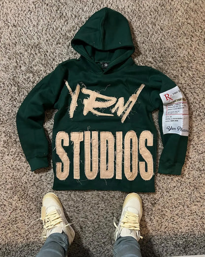 2025 American New Fashion Oversized Pattern Printed Zipper Hooded Sweater Men Y2K Gothic Harajuku Hip Hop Popular Couple Hoodies