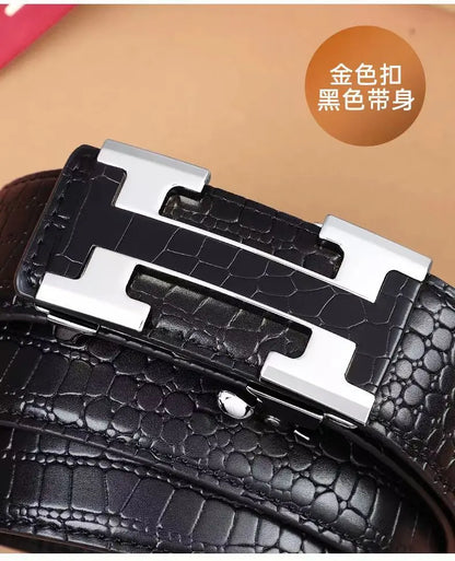 High Quality Men's Belt Casual Designer Genuine Leather Strap Belts Male Metal Buckle Fashionable Belt for men jeans belt