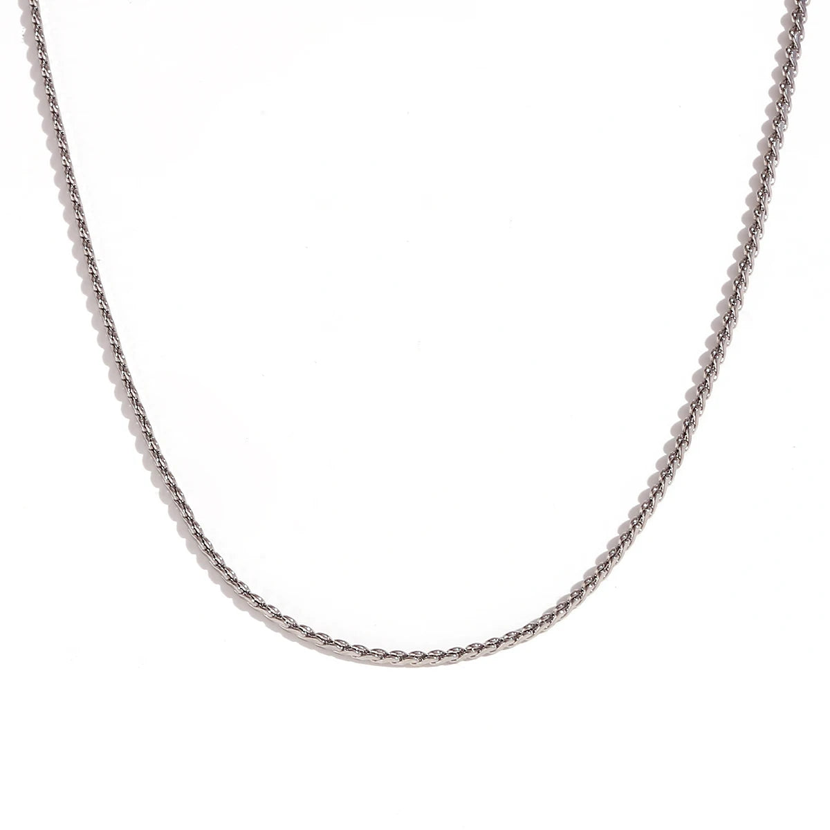 MamacitaSlay water wave chain snake chain Women's stainless steel necklace Bracelets Belly Chain Various styles Jewelry