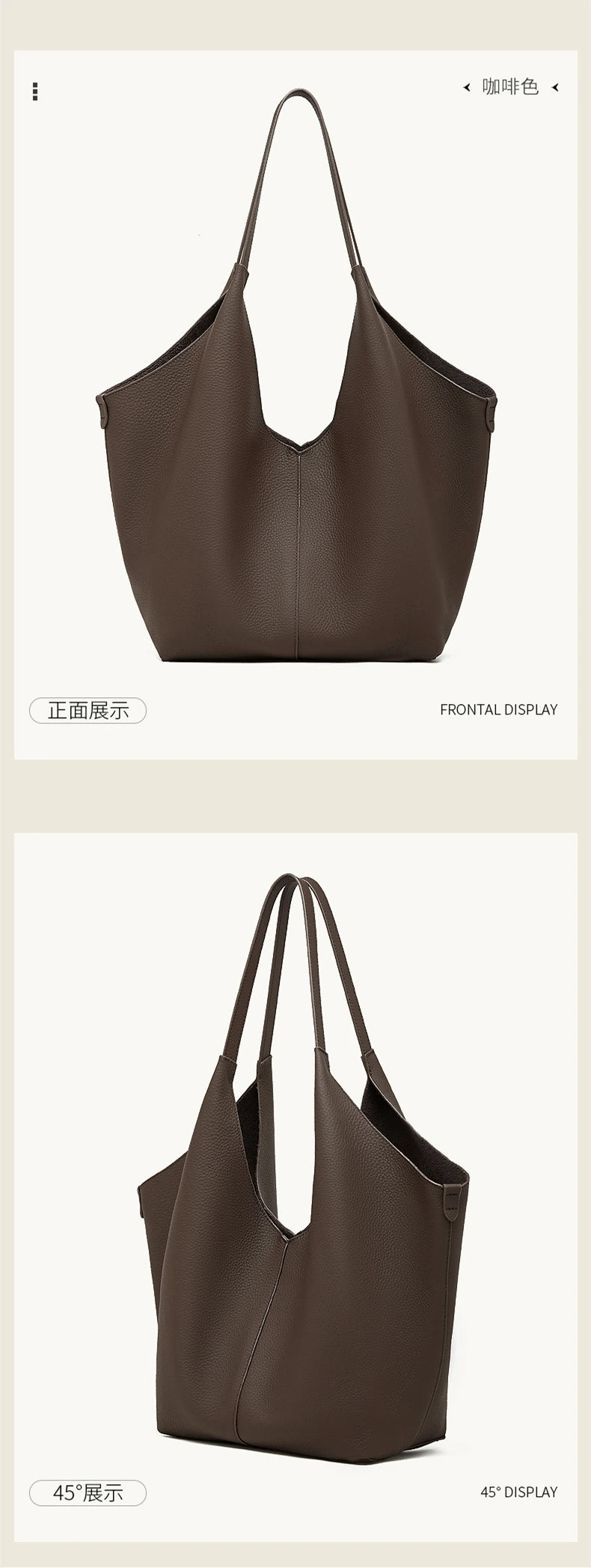 Hifashion Cow Genuine Leather Large Underarm Shoulder Bags For Women 2026 Luxury Designer Shopping Tote Office Ladies Handbags