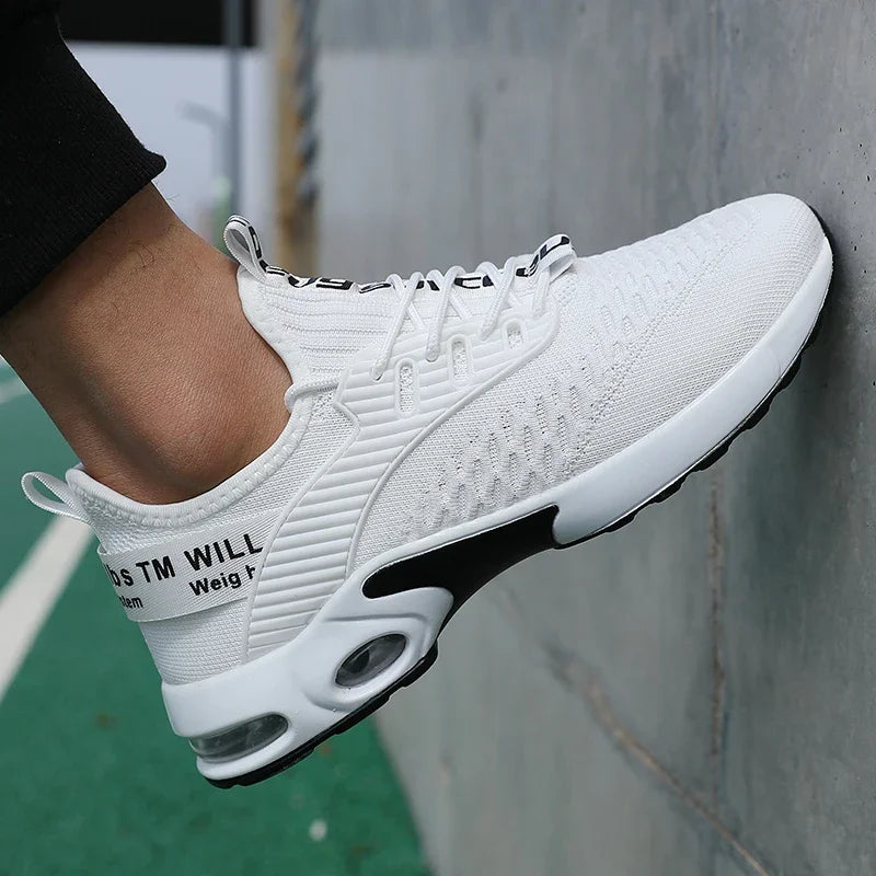Summer Men's Shoes Mesh Casual Sports Shoes Spring Summer Shoes Tennis Lightweight Walking Black Sneakers 2025 Hot Selling Item