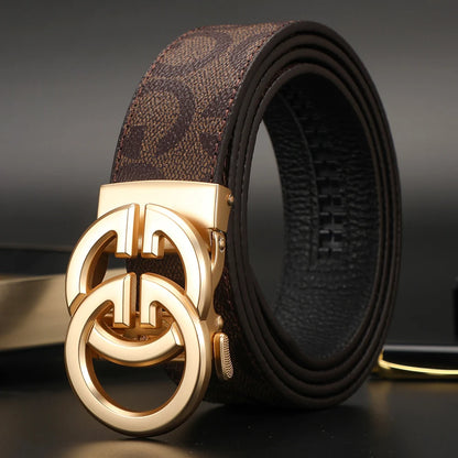 New Business Men Belts Casual Fashion Luxury Lady Designer Famous Brand Male G Buckle Women Leather Belt for women dress