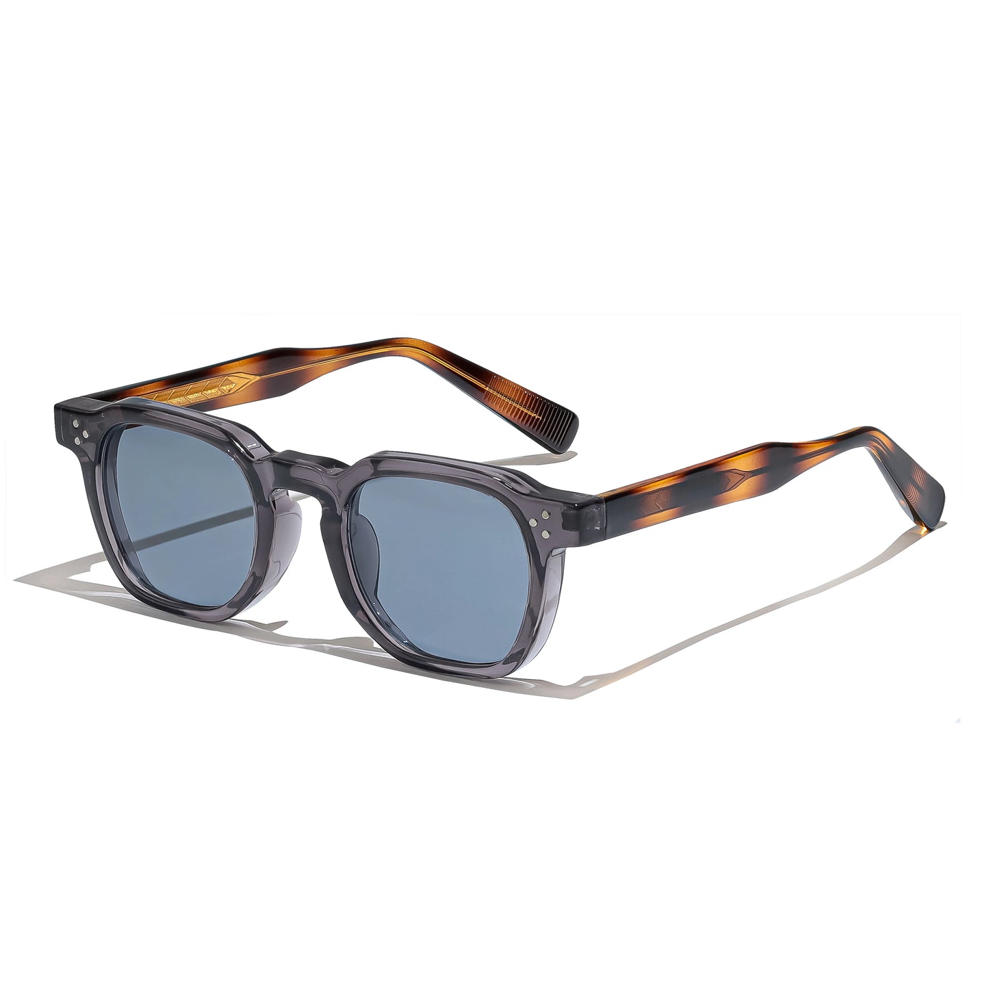 HBK New Square Retro Sunglasses Men Fashion Punk Sun Glasses Women Travel Driving Beach Eyewear Lunette De Soleil Femme UV400