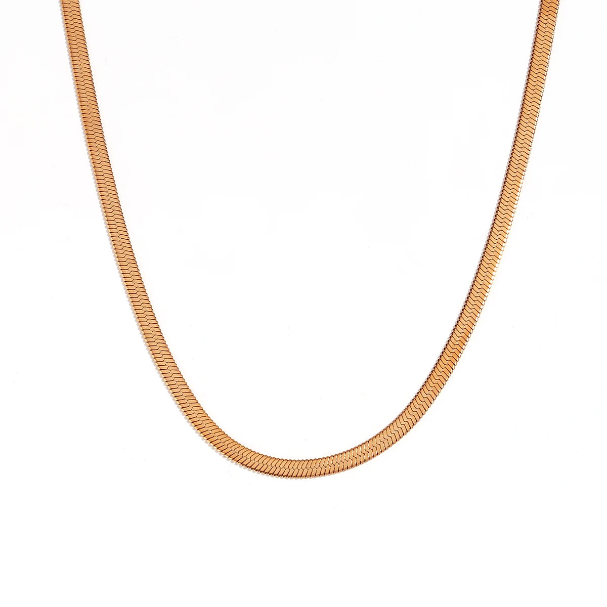 MamacitaSlay water wave chain snake chain Women's stainless steel necklace Bracelets Belly Chain Various styles Jewelry