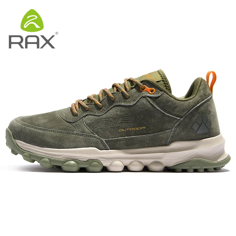 RAX Running Shoes Men&Women Outdoor Sport Shoes Breathable Lightweight Sneakers Air Mesh Upper Anti-slip Natural Rubber Outsole