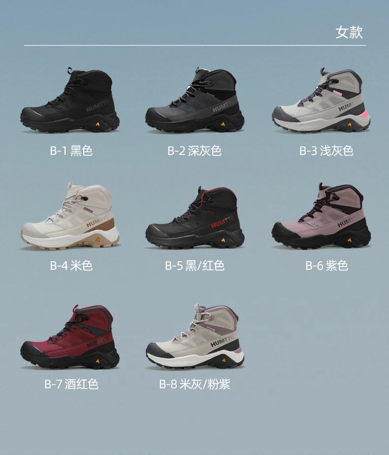 HUMTTO Hiking Shoes Men Winter Outdoor Sports Climbing Shoes hunting boots Warm outdoors ankle travel boots  Trekking Sneakers
