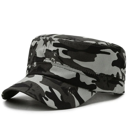 Unisex Cotton Men Cap Spring Summer Beach Outdoor Street Street Cool Church Sunhat Flat Top Hat With Red Star Dropshipping