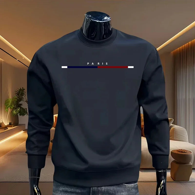 Hot Sales Autumn Winter Men's Sweatshirts Print O-Neck High Quality Casual Man Popular Sports Pullover Jogging Daily Simplicity