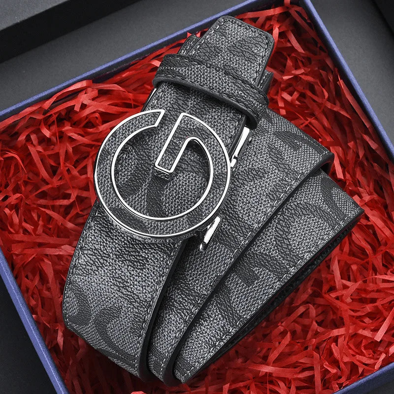 New Business Men Belts Casual Fashion Luxury Lady Designer Famous Brand Male G Buckle Women Leather Belt for women dress